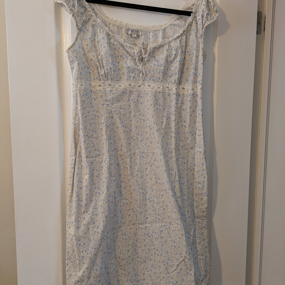 Dalia Collection Cream Floral Lace Chemise
